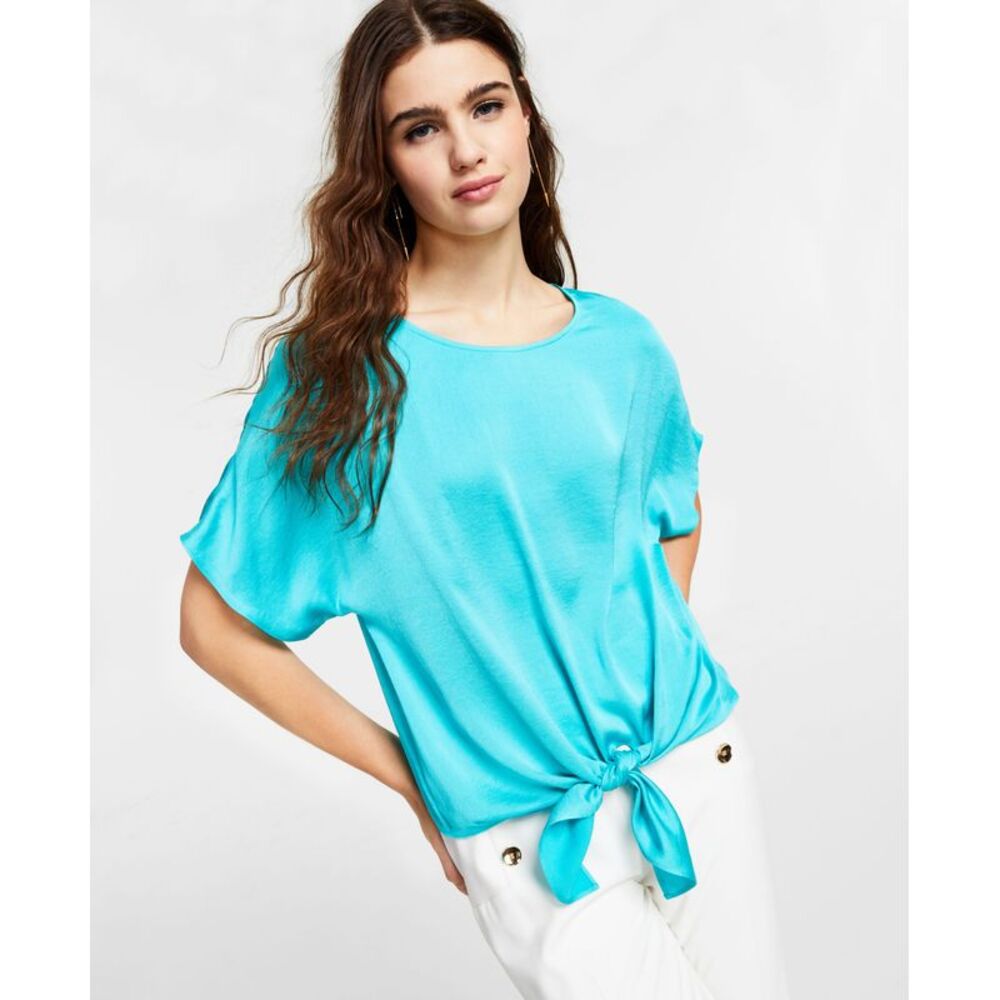 Bar III Tie Hem T-Shirt